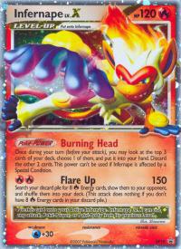 pokemon d p black star promos infernape lv x dp10