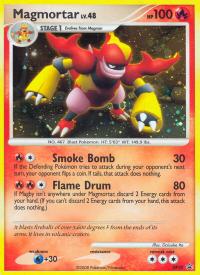 pokemon d p black star promos magmortar dp20