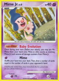 pokemon d p black star promos mime jr dp22