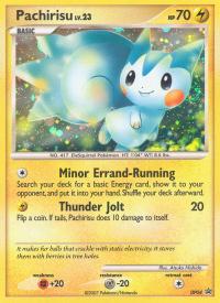 pokemon d p black star promos pachirisu dp04