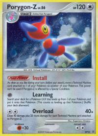 pokemon d p black star promos porygon z dp35