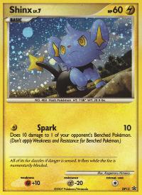 pokemon d p black star promos shinx dp15