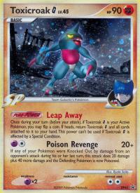 pokemon d p black star promos toxicroak g dp41