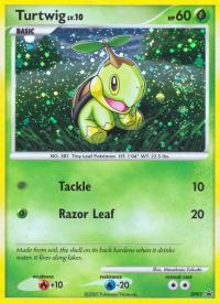 pokemon d p black star promos turtwig dp01