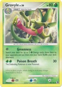 pokemon d p great encounters grovyle 40 106