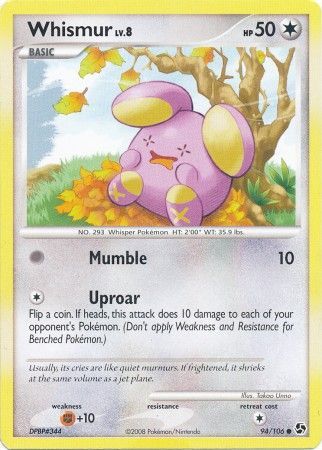 Whismur 94-106 (RH)