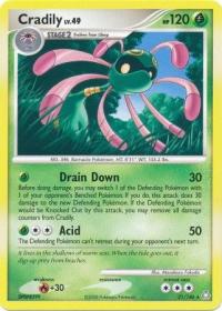 pokemon d p legends awakened cradily 21 146