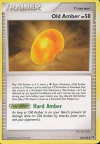 pokemon d p majestic dawn old amber 84 100