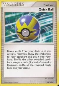 pokemon d p majestic dawn quick ball 86 100