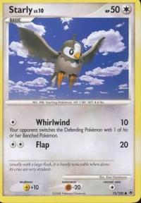 pokemon d p majestic dawn starly 75 100 rh