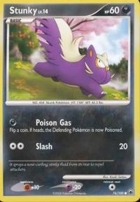 pokemon d p majestic dawn stunky 76 100