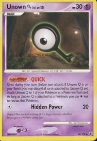 pokemon d p majestic dawn unown q 49 100 rh