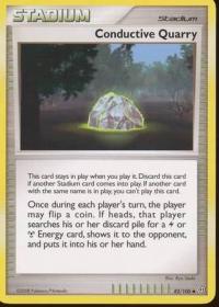 pokemon d p stormfront conductive quarry 82 100