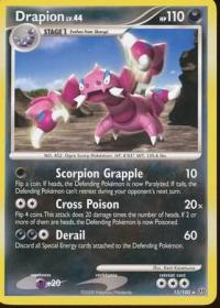 pokemon d p stormfront drapion 15 100