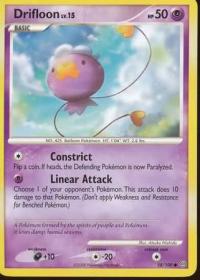 pokemon d p stormfront drifloon 58 100