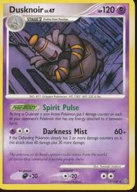 pokemon d p stormfront dusknoir 17 100