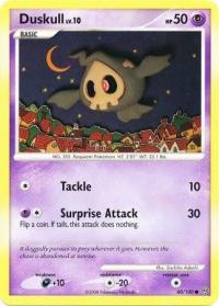 pokemon d p stormfront duskull 60 100