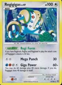 pokemon d p stormfront regigigas 9 100