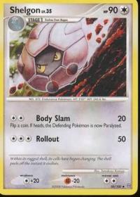 pokemon d p stormfront shelgon 50 100