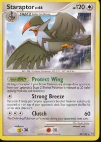 pokemon d p stormfront staraptor 27 100