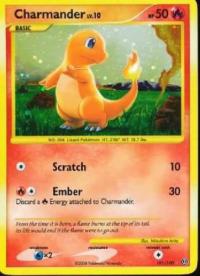 pokemon d p stormfront charmander 101 100