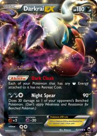 pokemon dark explorers darkrai ex 63 108