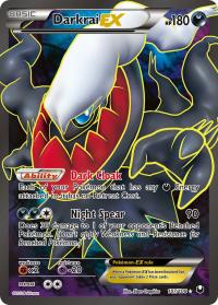 pokemon dark explorers darkrai ex full art 107 108