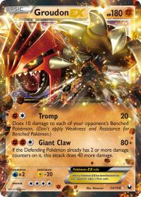 pokemon dark explorers groudon ex 54 108