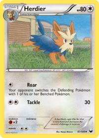 pokemon dark explorers herdier 87 108 rh