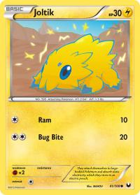 pokemon dark explorers joltik 41 108 rh