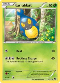 pokemon dark explorers karrablast 9 108