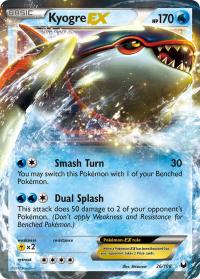 pokemon dark explorers kyogre ex 26 108