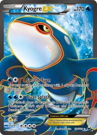 pokemon dark explorers kyogre ex full art 104 108