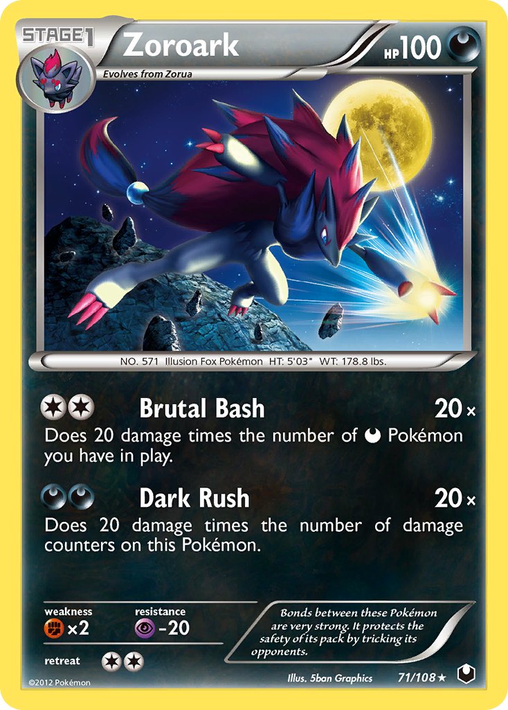 Zoroark 71-108 (RH)