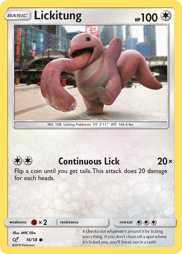 Lickitung 16-18