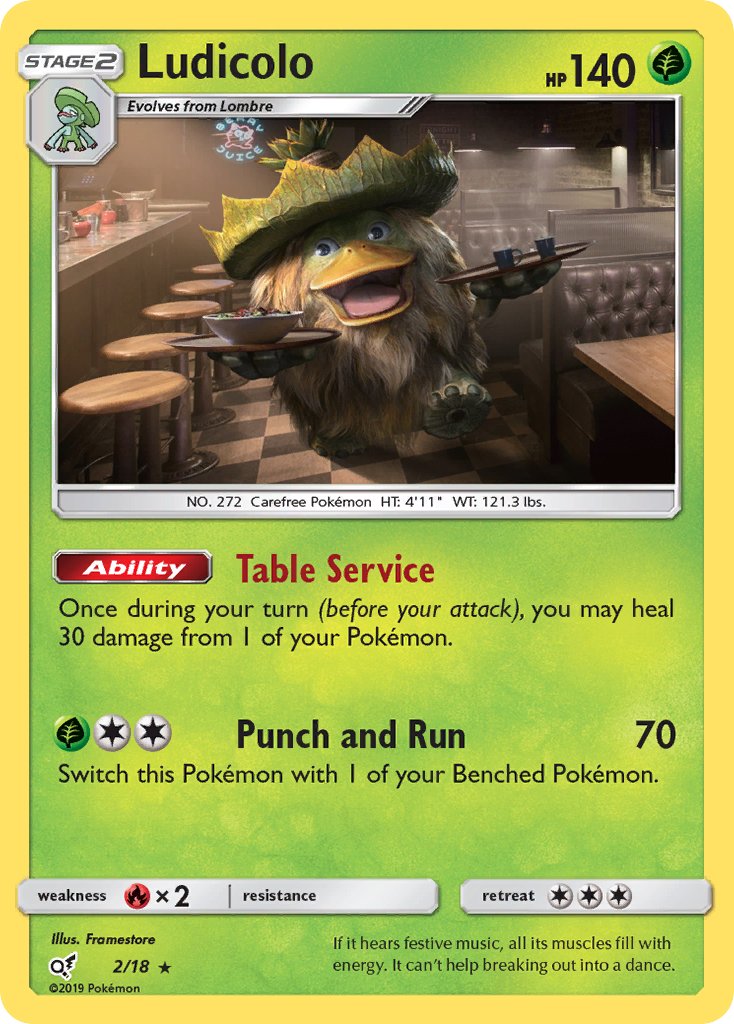 Ludicolo 2-18 (Detective)