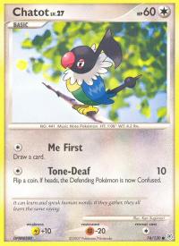 pokemon diamond pearl chatot 74 130 rh