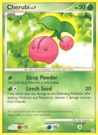 pokemon diamond pearl cherubi 75 130