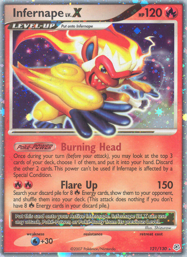 Infernape Lv.X - 121-130