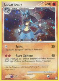 pokemon diamond pearl lucario 6 130 rh