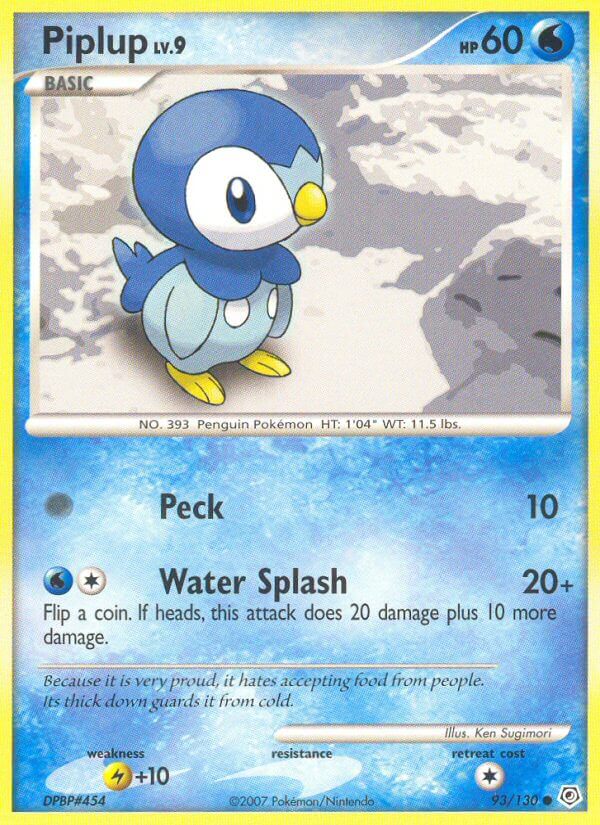 Piplup - 93-130 (RH)