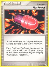 pokemon diamond pearl pluspower 109 130