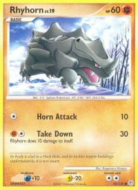 pokemon diamond pearl rhyhorn 95 130 rh