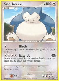 pokemon diamond pearl snorlax 37 130 rh