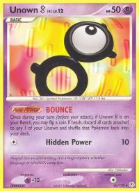 pokemon diamond pearl unown b 66 130 rh