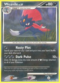 pokemon diamond pearl weavile 40 130