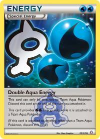 pokemon double crisis double aqua energy 33 34