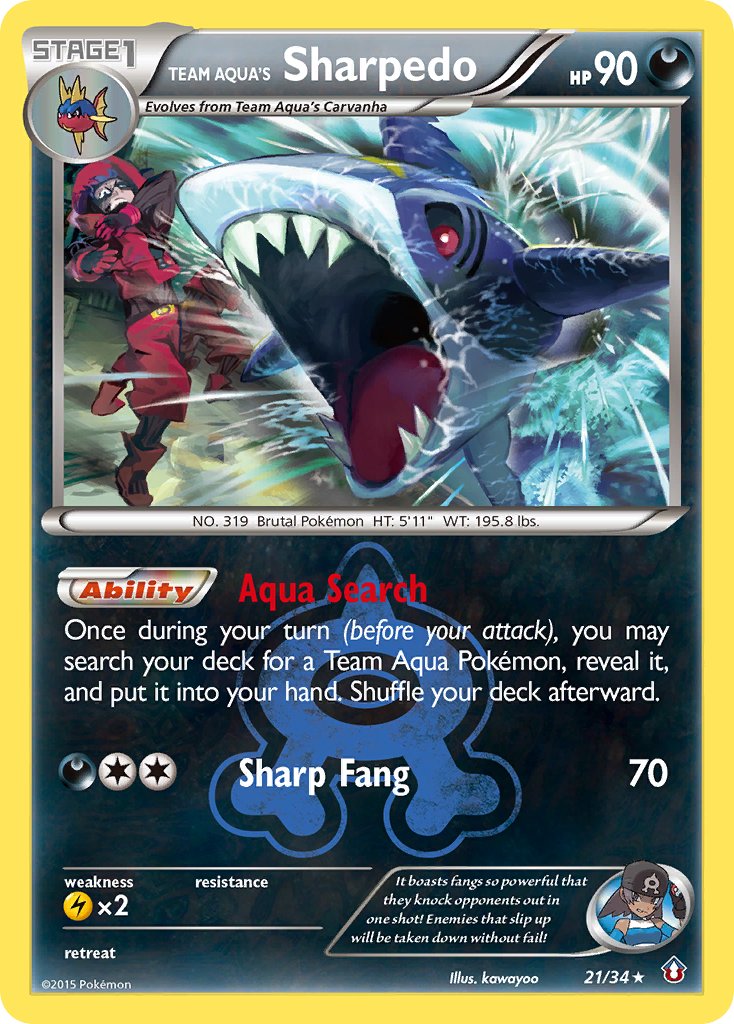 Sharpedo 21-34