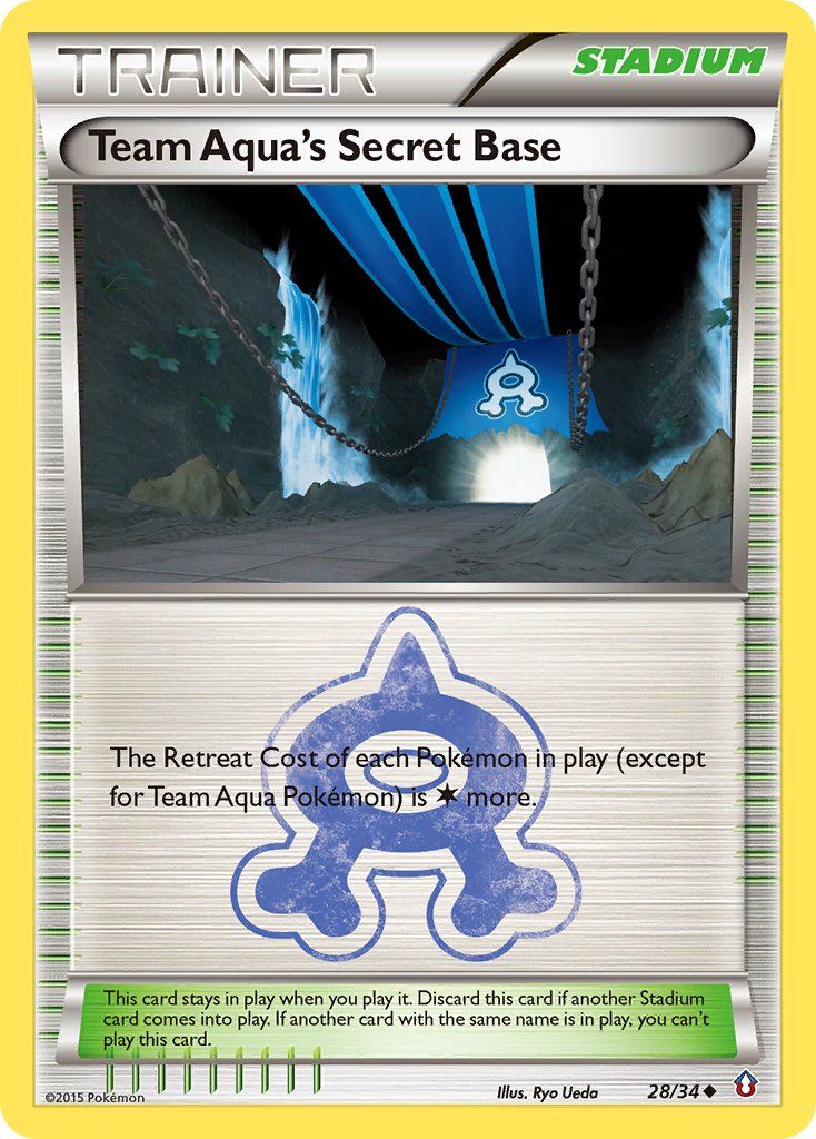 Team Aqua's Secret Base - 28-34 (RH)