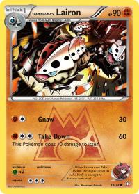 pokemon double crisis team magma s lairon 13 34 rh